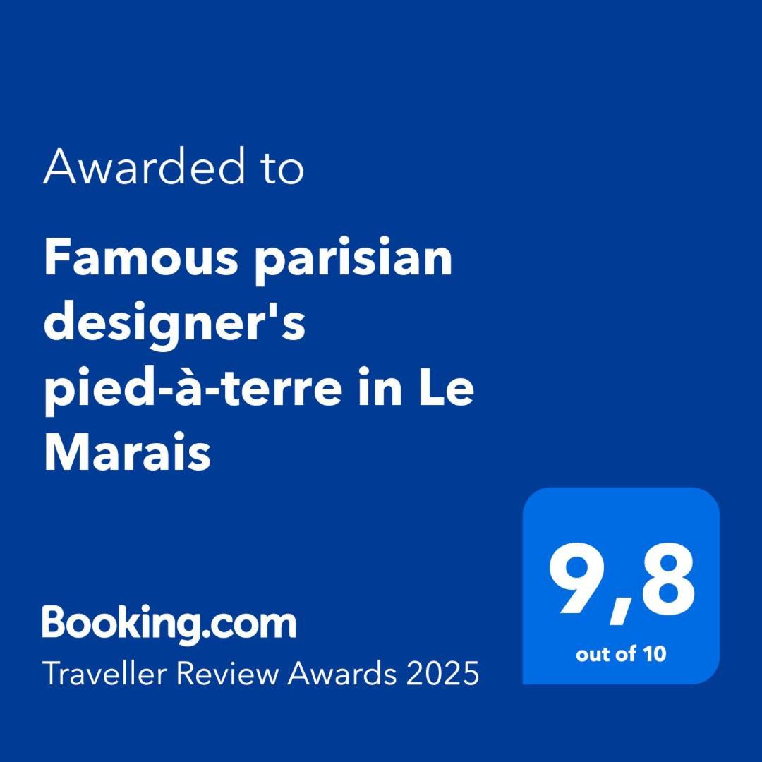 Famous Parisian Designer's Pied-a-terre In Le Marais Appartement Paris